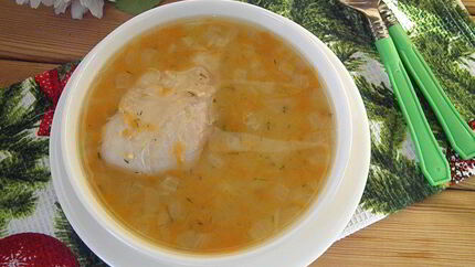 Гороховый суп с цыпленком