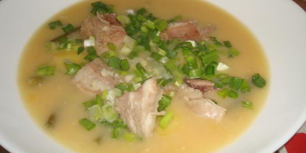 Рецепт горохового супа с зеленой фасолью