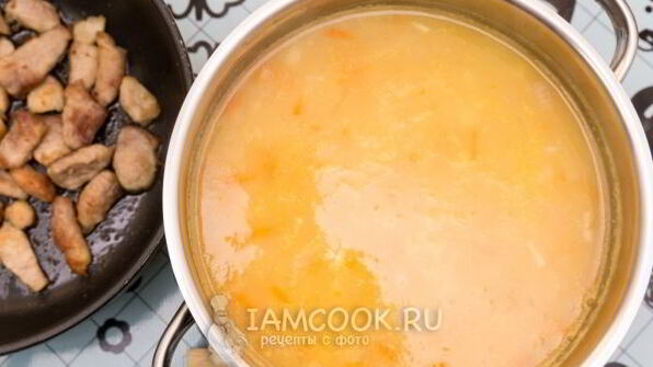 гороховый суп со свининой
