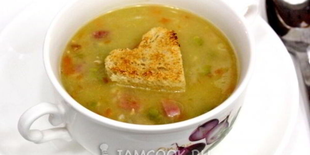 Рецепт горохового супа в мультиварке