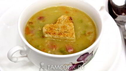 Гороховый суп в мультиварке