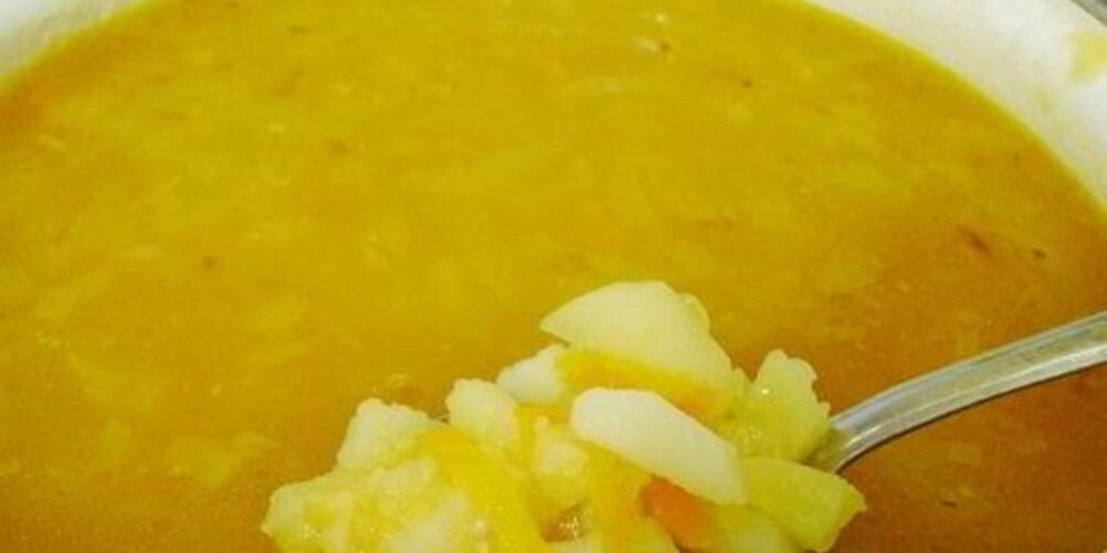 Рецепт постного горохового супа без копченостей