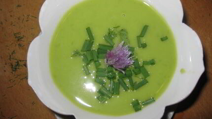 Суп из молодого гороха