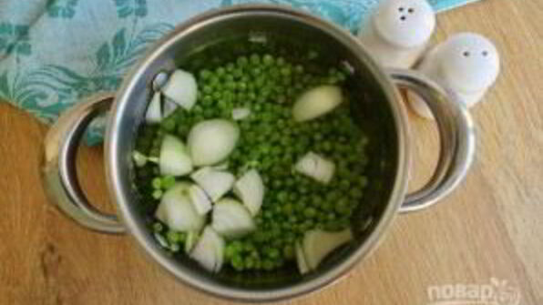 суп из зеленого гороха