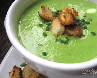 Суп со свежим горохом