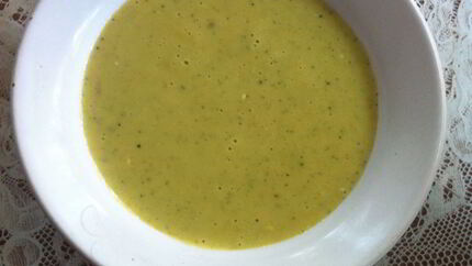 Кабачковый суп в мультиварке