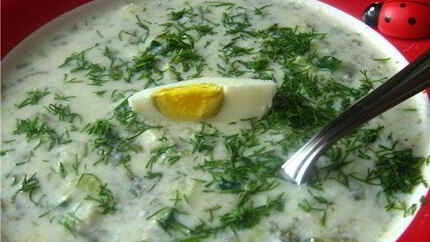 Холодник из щавеля