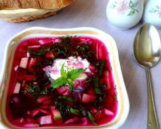 Холодник из свеклы