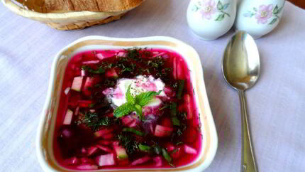 Холодник из свеклы