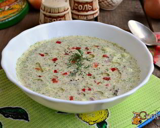 Холодный огуречный суп