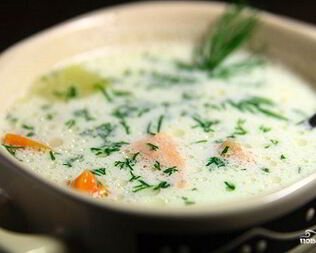 Холодный рыбный суп