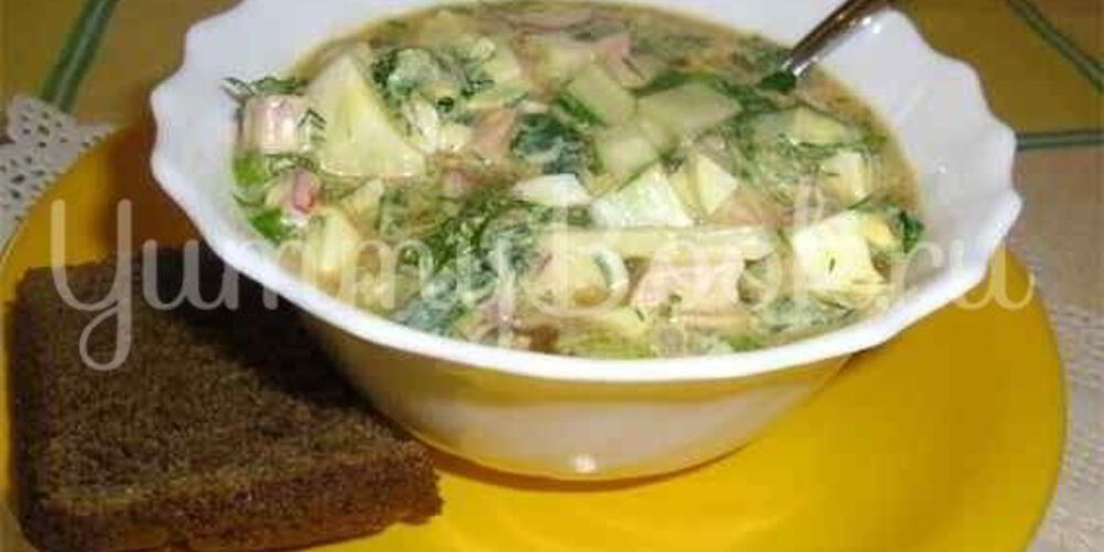 Рецепт холодного супа окрошка