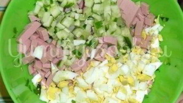 холодный суп окрошка