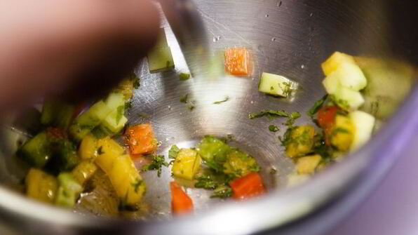 холодный томатный суп