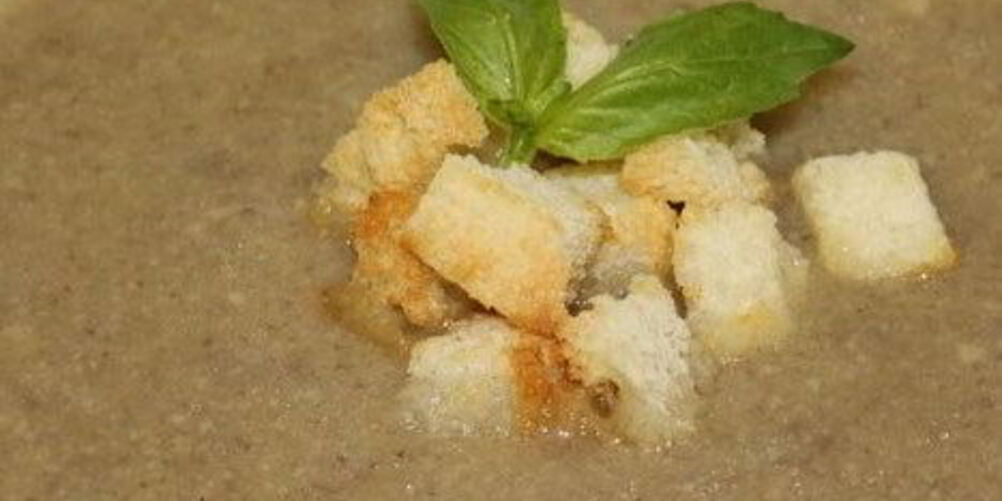 Рецепт крема суп из баклажанов с креветками