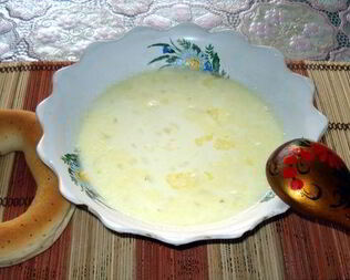 Молочный суп с картофелем