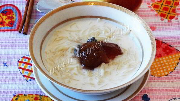 молочный суп с вермишелью