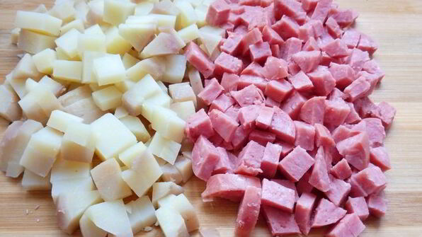 окрошка на газированной минеральной воде