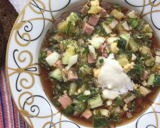 Окрошка на квасе