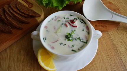 Окрошка на майонезе