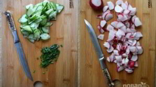 окрошка на майонезе