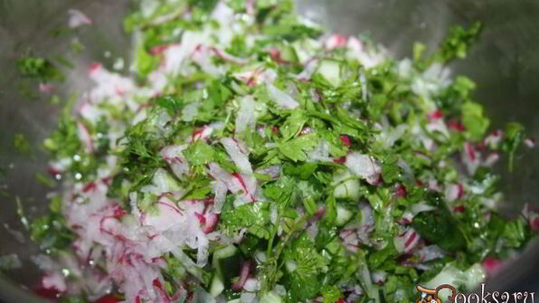 окрошка на терке