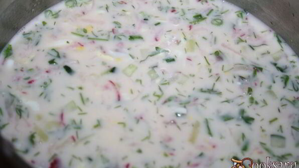 окрошка на терке