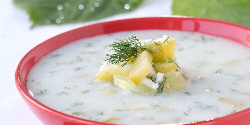 Рецепт окрошки на закваске