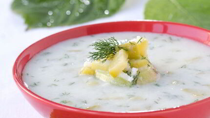 Окрошка на закваске