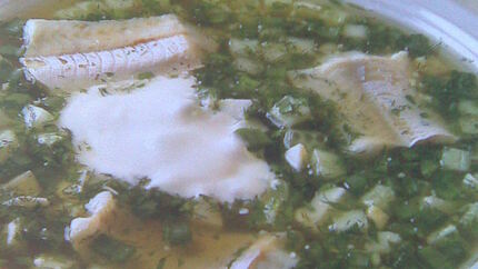 Окрошка рыбная