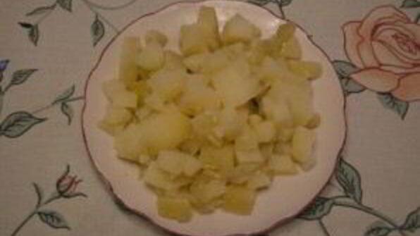 окрошка с копченой грудкой