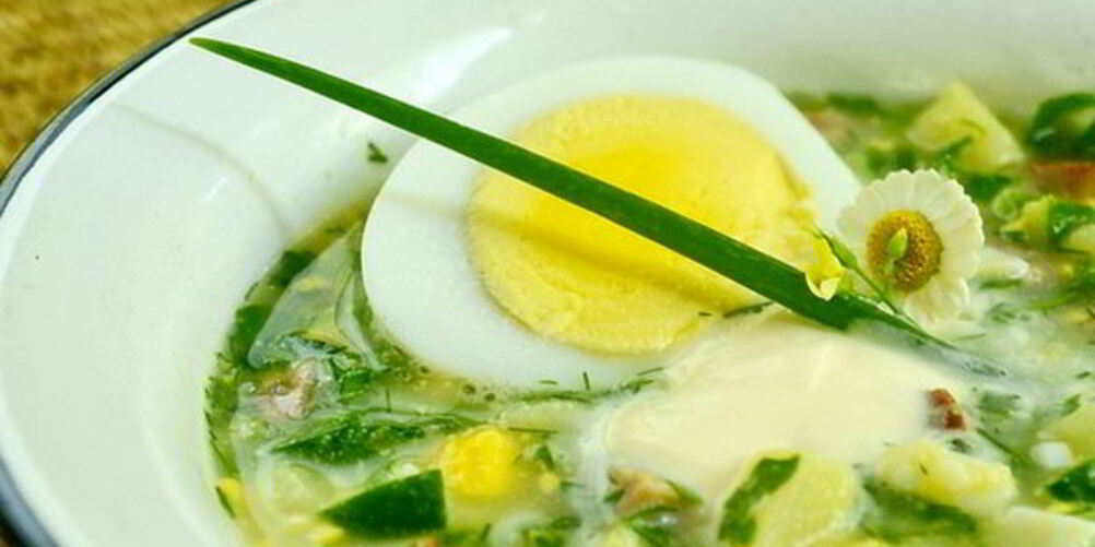 Рецепт окрошки с куриным филе и бульоном