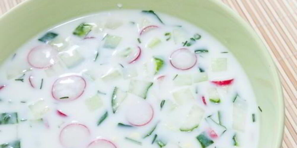 Рецепт окрошки с редиской