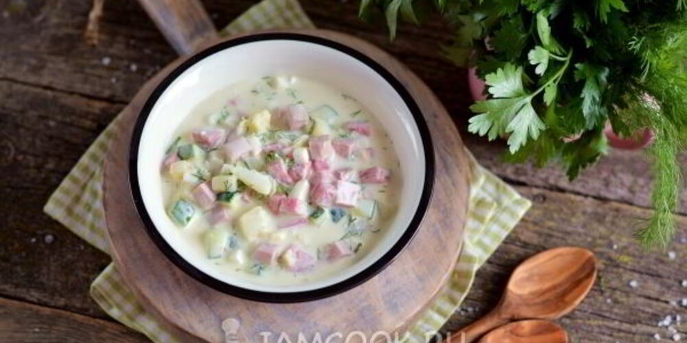 Рецепт окрошки с редькой