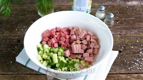 окрошка с редькой