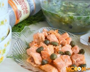 Окрошка с рыбой