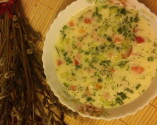 Окрошка весенняя