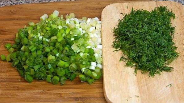 постная окрошка на квасе