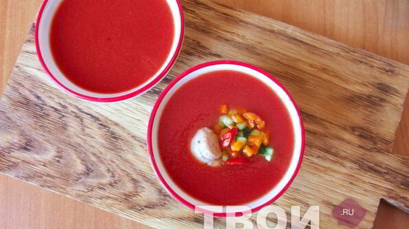 томатная окрошка