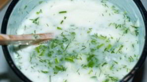 вкусная окрошка на кефире