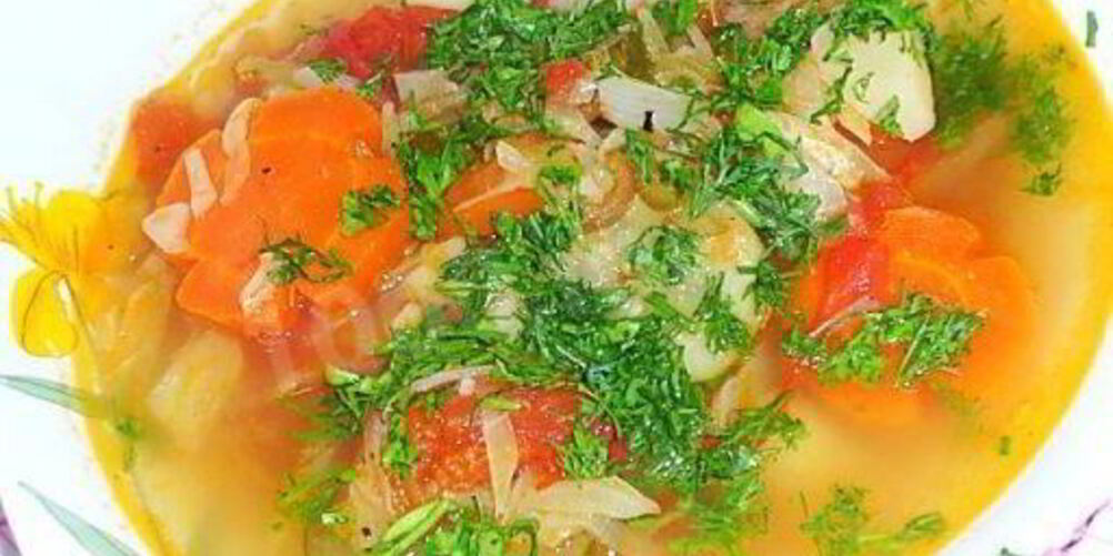 Рецепт дачного супа овощной