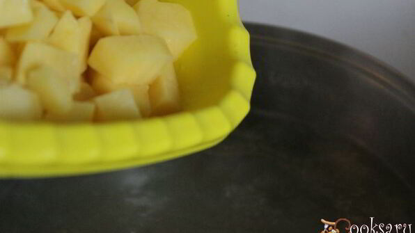 куриный суп с осенними овощами