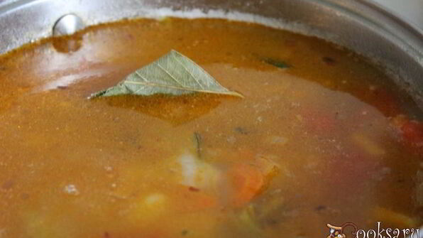 куриный суп с осенними овощами