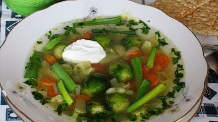 Легкий овощной супчик
