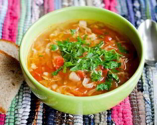Овощной боннский суп с имбирем
