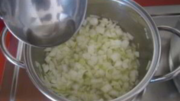 овощной крем-суп с сухариками