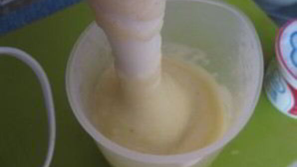 овощной крем-суп с сухариками