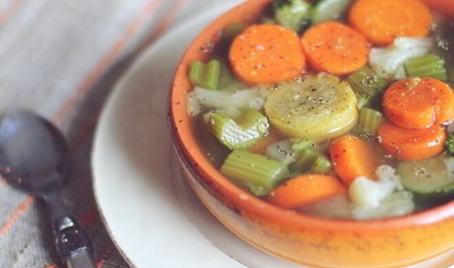 Овощной суп из замороженных овощей