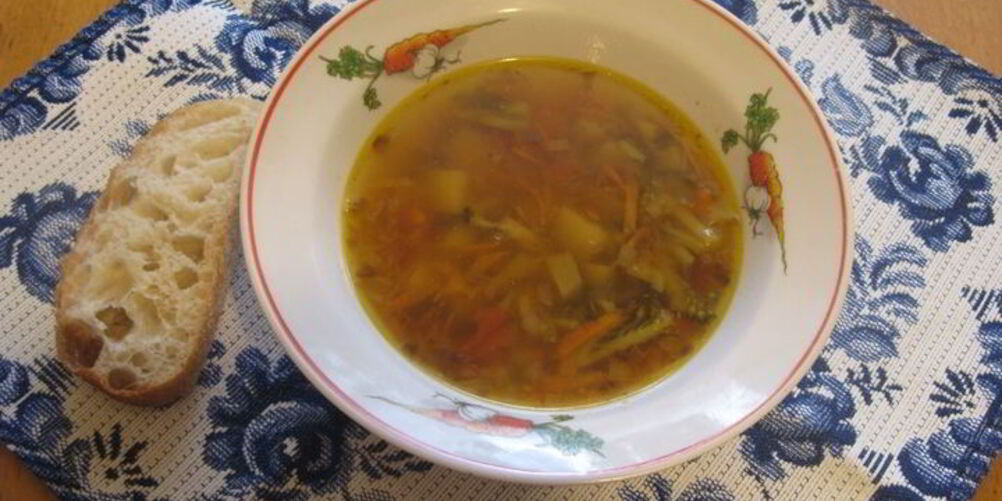 Рецепт овощного супа с брокколи