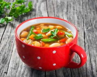 Овощной суп с пастой